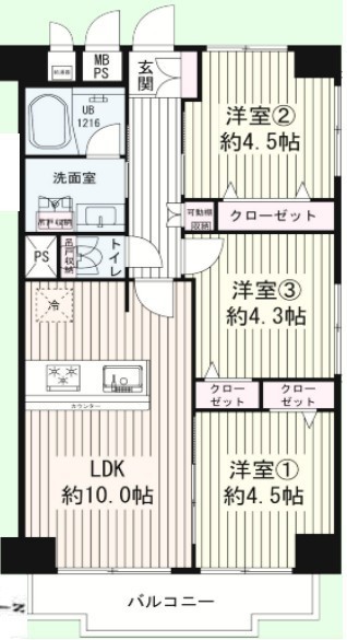 apartment 東京都中野区新井２丁目1-19 パックマートビル4F