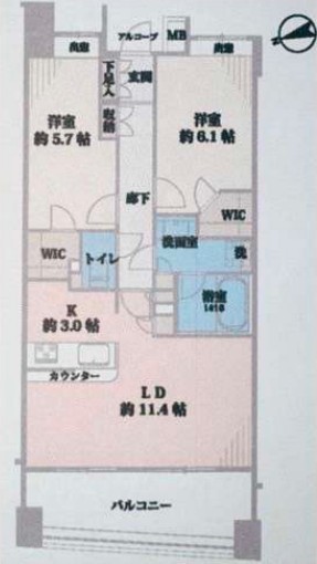 apartment 東京都中野区新井２丁目1-19 パックマートビル4F