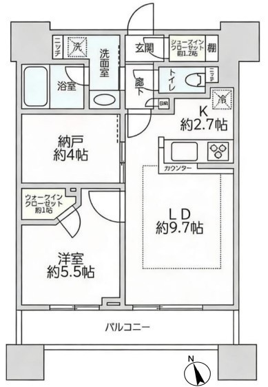 apartment 東京都中野区新井２丁目1-19 パックマートビル4F