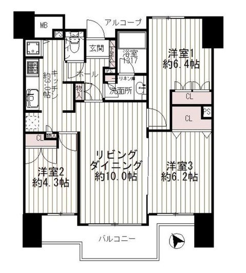 apartment 東京都中野区新井２丁目1-19 パックマートビル4F