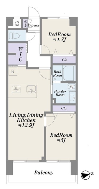 apartment 東京都中野区新井２丁目1-19 パックマートビル4F