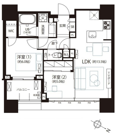 apartment 東京都中野区新井２丁目1-19 パックマートビル4F