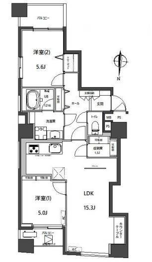 apartment 東京都中野区新井２丁目1-19 パックマートビル4F