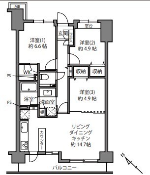 apartment 東京都中野区新井２丁目1-19 パックマートビル4F
