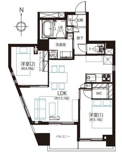 apartment 東京都中野区新井２丁目1-19 パックマートビル4F