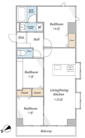 apartment 東京都中野区新井２丁目1-19 パックマートビル4F