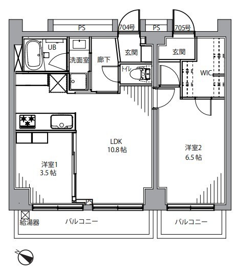 apartment 東京都中野区新井２丁目1-19 パックマートビル4F