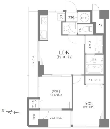 apartment 東京都中野区新井２丁目1-19 パックマートビル4F