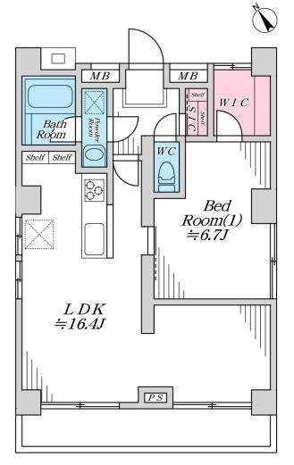 apartment 東京都中野区新井２丁目1-19 パックマートビル4F