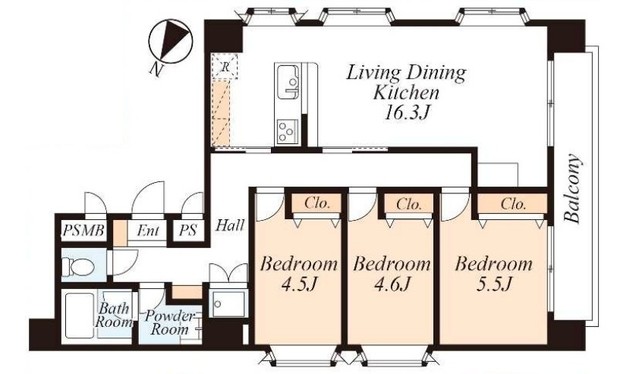 apartment 東京都中野区新井２丁目1-19 パックマートビル4F