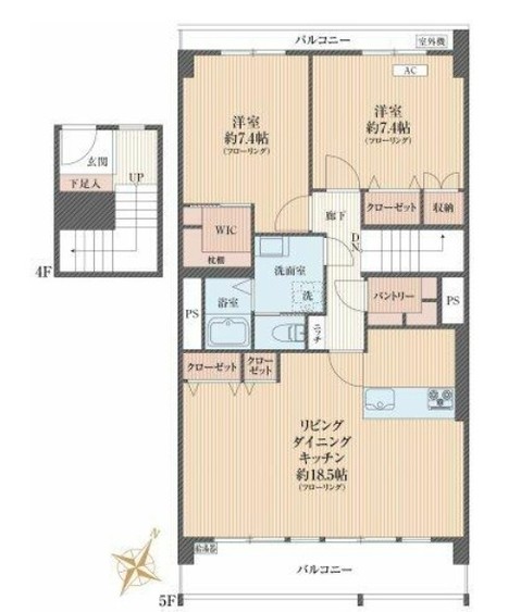 apartment 東京都中野区新井２丁目1-19 パックマートビル4F
