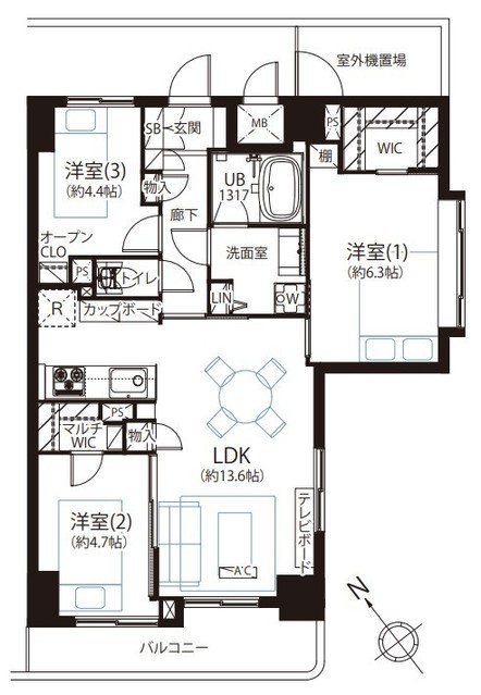 apartment 東京都中野区新井２丁目1-19 パックマートビル4F