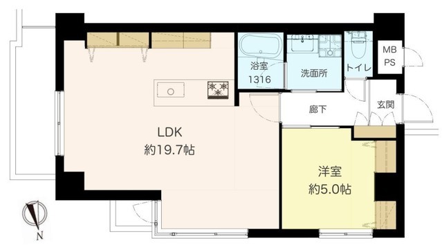 apartment 東京都中野区新井２丁目1-19 パックマートビル4F