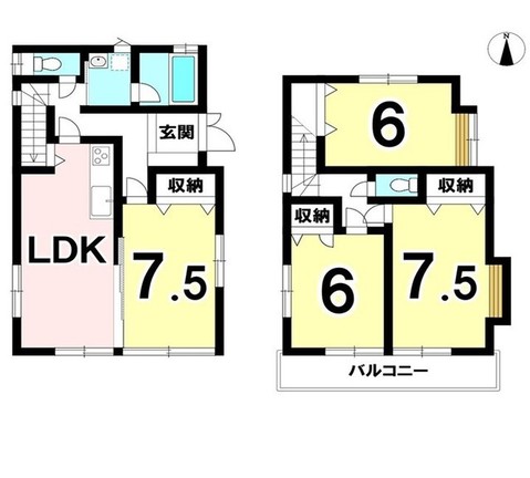detached 埼玉県越谷市大字袋山1361-16