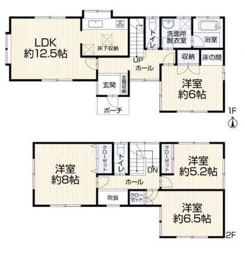 detached 埼玉県越谷市大字袋山1361-16