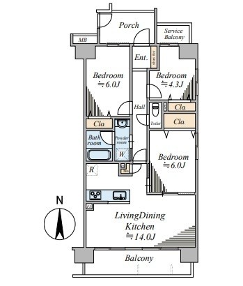 apartment 埼玉県川口市北原台２丁目
地図を見る