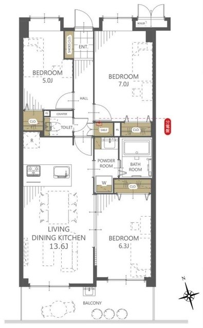 apartment 埼玉県越谷市大字袋山1361-16