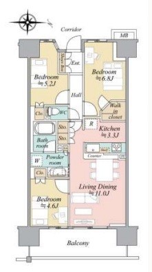 apartment 埼玉県三郷市中央１丁目
地図を見る