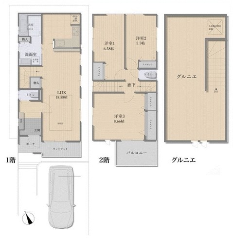 detached 東京都国分寺市本町４丁目19-10 ビッググラッド国分寺