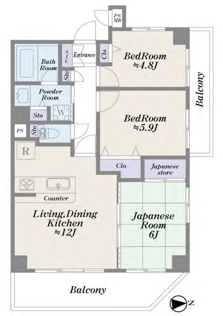 apartment 東京都国分寺市本町４丁目19-10 ビッググラッド国分寺