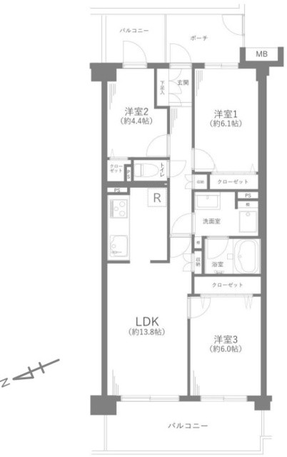 apartment 東京都国分寺市本町４丁目19-10 ビッググラッド国分寺