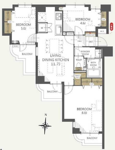apartment 東京都国分寺市本町４丁目19-10 ビッググラッド国分寺