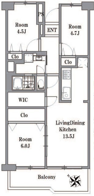 apartment 東京都国分寺市本町４丁目19-10 ビッググラッド国分寺