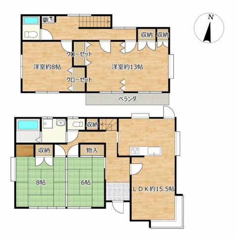 detached 宮城県亘理郡亘理町逢隈下郡字横捲
地図を見る