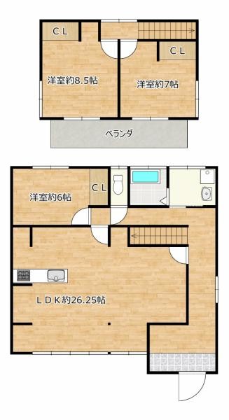 detached 宮城県柴田郡柴田町北船岡１丁目
地図を見る