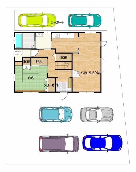 detached 宮城県柴田郡大河原町字大巻
地図を見る