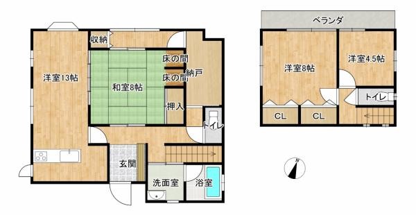 detached 千葉県佐倉市山王１丁目2-2 大野ビル2　2階