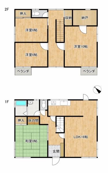 detached 千葉県佐倉市山王１丁目2-2 大野ビル2　2階
