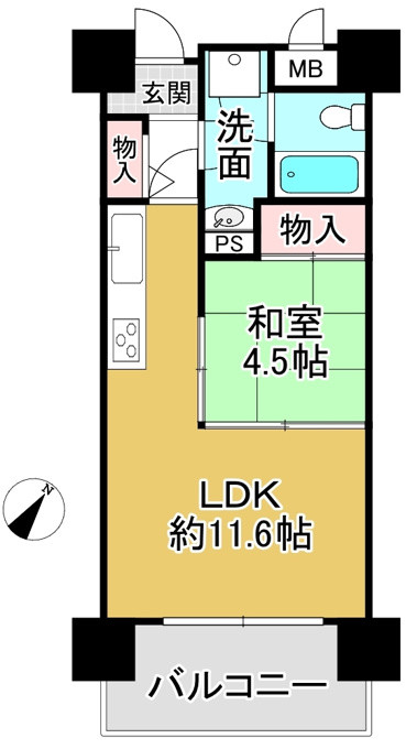 apartment 滋賀県野洲市冨波乙690-6 ヴァン・ドゥビル2階
