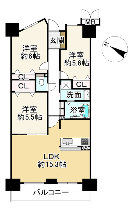 apartment 滋賀県野洲市冨波乙690-6 ヴァン・ドゥビル2階