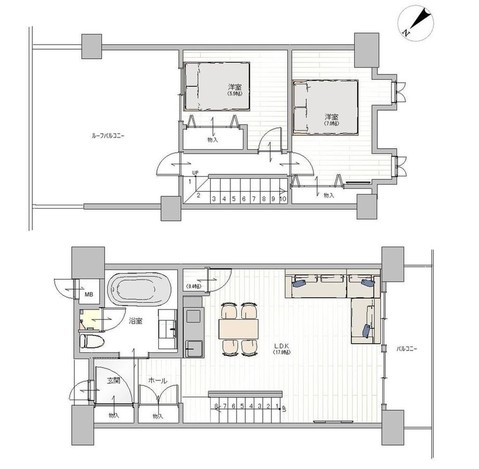 apartment 滋賀県野洲市冨波乙690-6 ヴァン・ドゥビル2階