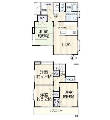 detached 埼玉県所沢市東狭山ケ丘３丁目721-4
