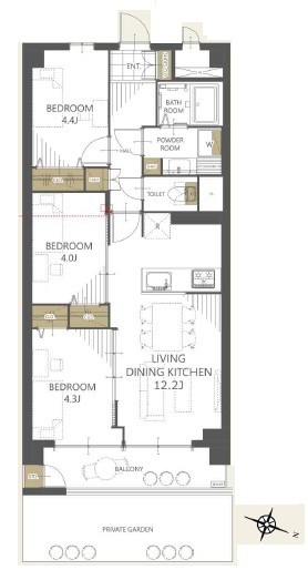 apartment 東京都北区西が丘１丁目
地図を見る