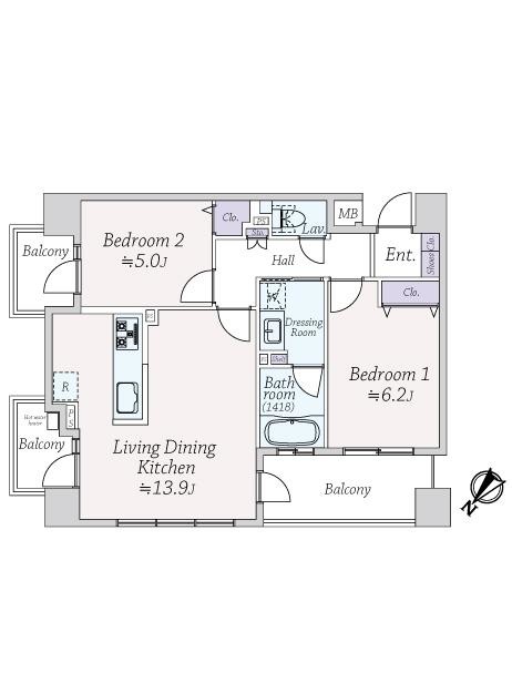 apartment 東京都中央区勝どき５丁目
地図を見る