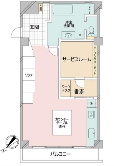 apartment 東京都新宿区四谷４丁目28-20 パレエテルネル403号室