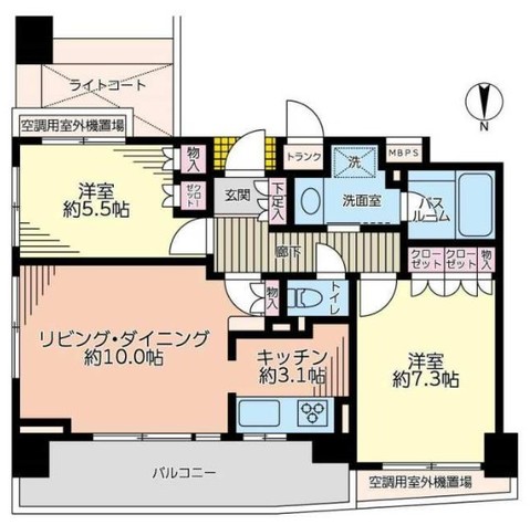 apartment 東京都新宿区四谷４丁目28-20 パレエテルネル403号室