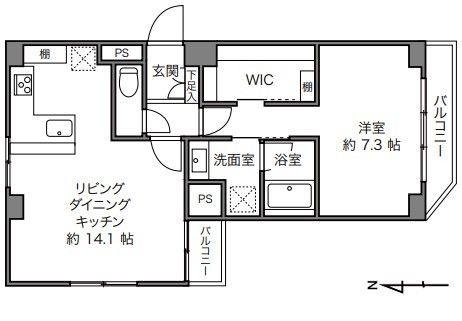 apartment 東京都新宿区四谷４丁目28-20 パレエテルネル403号室