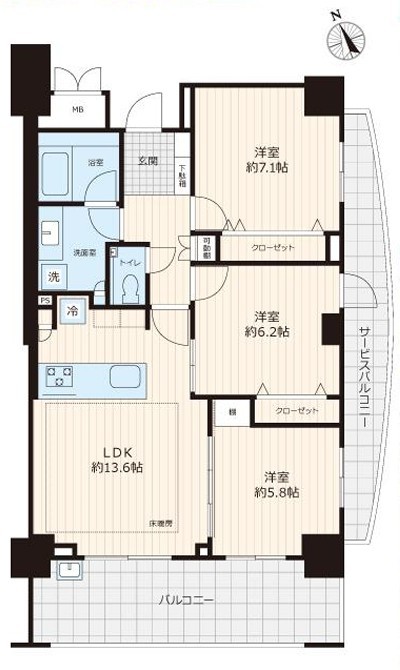 apartment 東京都新宿区四谷４丁目28-20 パレエテルネル403号室
