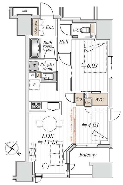 apartment 東京都新宿区四谷４丁目28-20 パレエテルネル403号室