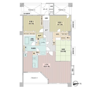 apartment 神奈川県鎌倉市大船1-25-5 Vessel鎌倉1st　2階A室