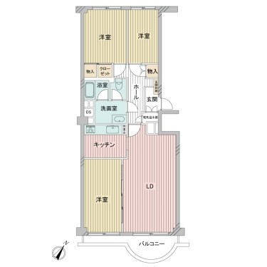 apartment 神奈川県鎌倉市大船1-25-5 Vessel鎌倉1st　2階A室