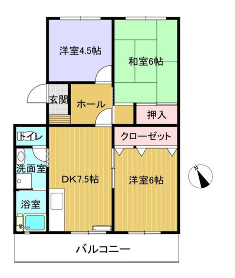 apartment 千葉県柏市桜台1-1 サクラヒルズ201