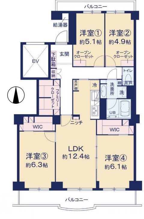 apartment 千葉県柏市桜台1-1 サクラヒルズ201