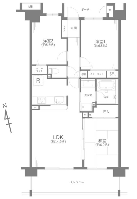 apartment 千葉県柏市桜台1-1 サクラヒルズ201