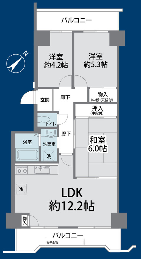 apartment 千葉県柏市桜台1-1 サクラヒルズ201