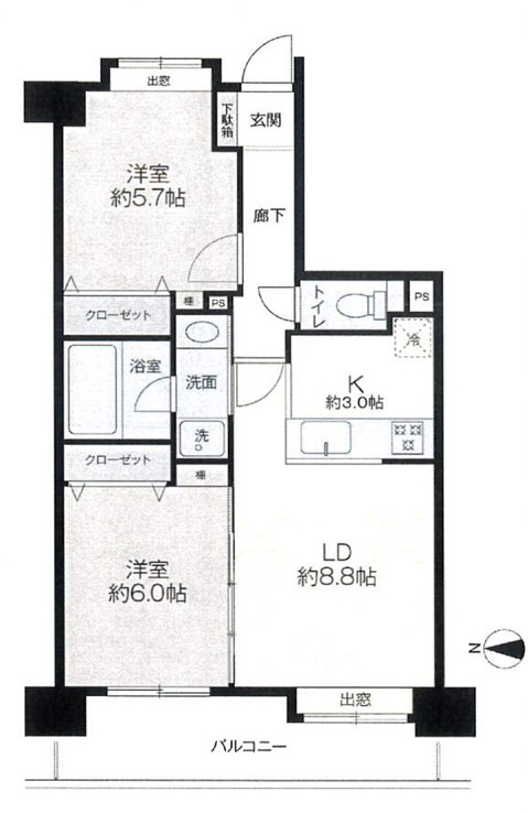 apartment 千葉県柏市桜台1-1 サクラヒルズ201